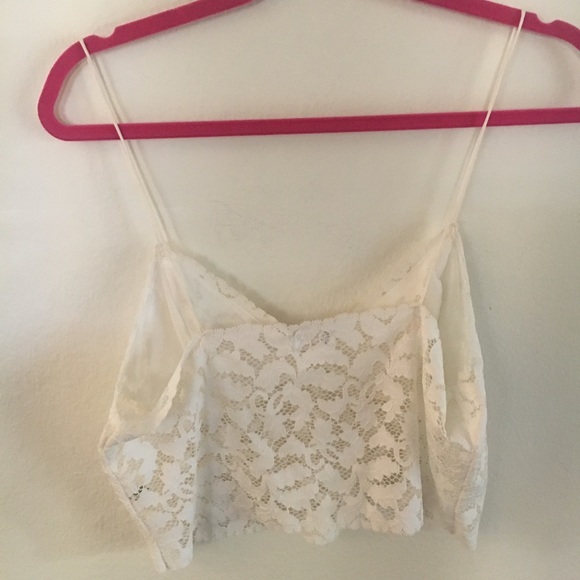 FREE PEOPLE Lace crop Camisole - Picture 5 of 5